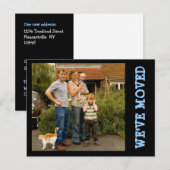 We zijn verhuisd! Nieuw Home Foto Briefkaart (Voorkant / Achterkant)