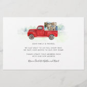 We zijn verhuisd Nieuwe adres verhuisbericht (Achterkant)