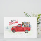 We zijn verhuisd Nieuwe adres verhuisbericht (Staand voorkant)