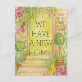 We zijn verhuisd - Nieuwsbericht Aankondigingskaart