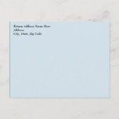 We zijn verhuisd, oud/nieuw adres aankondigingskaart (Achterkant)