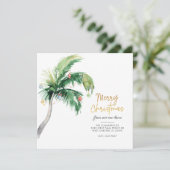We zijn verhuisd Palm Tree Holiday Verhuisbedrijf Aankondiging (Staand voorkant)
