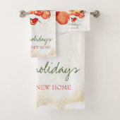 We zijn verhuisd, Retro Santa Claus. Bad Handdoek (Insitu)