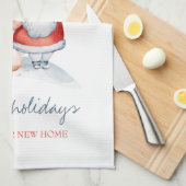 We zijn verhuisd, Santa Claus, Pine Tree Theedoek (Quarter Fold)