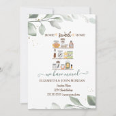 We zijn verhuisd, Stockkeuken, bladeren, hout (Voorkant)