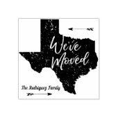 We zijn verhuisd - Texas Rubberstempel (Afrduk)