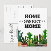 We zijn verhuisd Thuis Postkaart (Voorkant / Achterkant)
