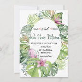 We zijn verhuisd, Tropische bloemen bladeren (Voorkant)