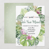 We zijn verhuisd, Tropische bloemen bladeren (Voorkant / Achterkant)