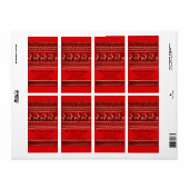 We zijn verhuisd. Ugly kerstkeuken Etiket (Full Sheet)