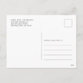 We zijn verhuisd vakantie verhuisde aankondiging B (Achterkant)