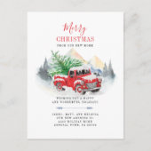 We zijn verhuisd vakantie verhuisde aankondiging B (Voorkant)