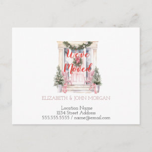 We zijn verhuisd, vakantiedeur, nieuw adres aankondigingskaart