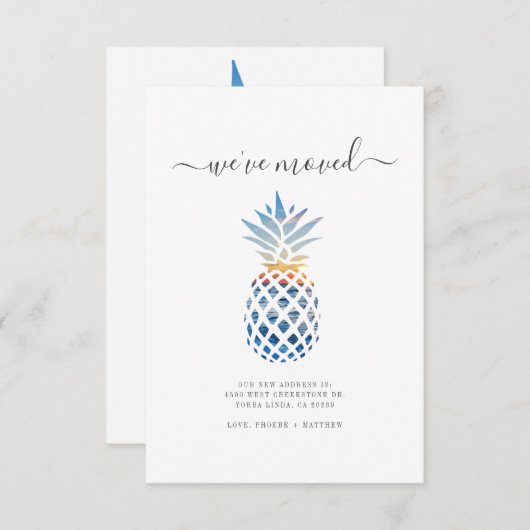 We zijn verhuisd - verandering van adres verhuisbe (Voorkant / Achterkant)