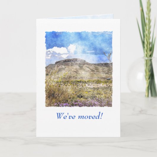 We zijn verhuisd. Verandering van de Kaarten van d (Voorkant)