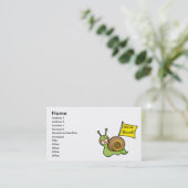 We zijn verhuisd. visitekaartje (Staand voorkant)