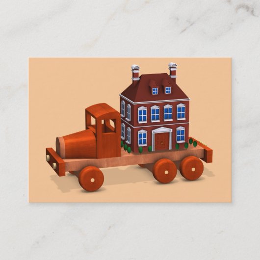 we zijn verhuisd visitekaartje (Voorkant)