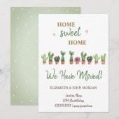 We zijn verhuisd, Waterverf Cactus (Voorkant / Achterkant)