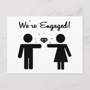 We Zijn Verliefd Aankondigingskaart