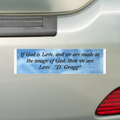 We zijn verliefd bumpersticker (Op auto)
