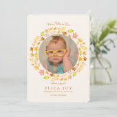 We zijn verliefd geworden op de geboorteaankondigi aankondiging (Staand voorkant)