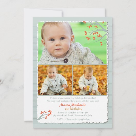 We zijn verliefd geworden op foto-uitnodiging kaart (Voorkant)