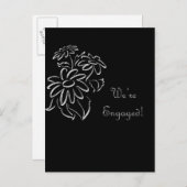 We zijn verloofd aankondigingskaart (Voorkant / Achterkant)