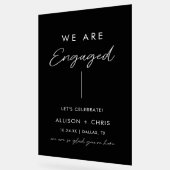 We zijn verloofd Acryl Verlovingsfeest Welkom Acryl Bord (Hoek)