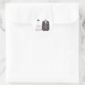 We zijn verloofd Bruid & Bruidegom Verloving  Hart Sticker (Tas)