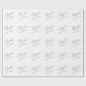 We zijn verloofd Elegant verlovingsfeest Cadeaupapier (Vlak)