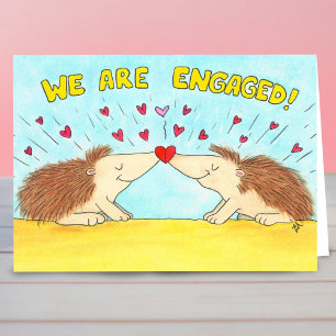 We zijn verloofd! felicitaties kaart