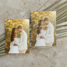 We zijn verloofd Foto Verlovingsfeest  Kaart