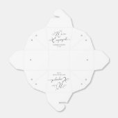 We zijn verloofd met Elegant Minimalist Engagement Bedankdoosjes (Uitgevouwen)