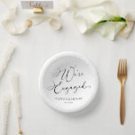 We zijn verloofd met Elegant Minimalist Engagement Papieren Kommen<br><div class="desc">Dit zijn We're Engaged Minimalist Engagement Party Paper Bowls!</div>