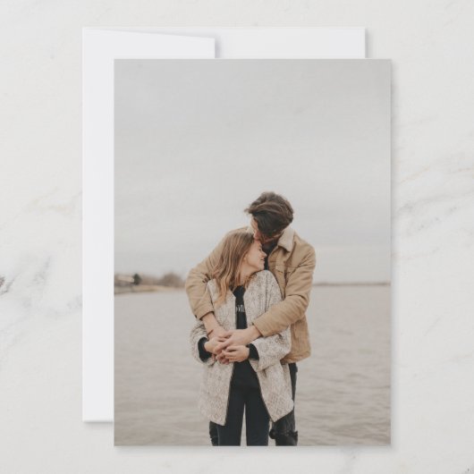 We zijn Verloving met handschrift Aankondiging (Achterkant)