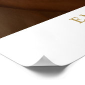 We zijn verlovingsfeest Foto Welkom Teken Poster (Hoek)