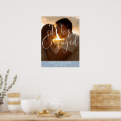 We zijn verlovingsfeest Foto Welkom Teken Poster (Keuken)