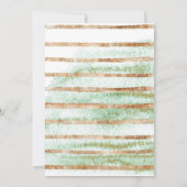 We zijn verlovingsfeest groen en goud kaart (Achterkant)