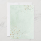 We zijn verlovingsfeest Pink Floral Gold Kaart (Achterkant)