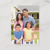 We zijn verplaatst - Aangepaste foto en nieuw adre Informatiekaartje (Achterkant)