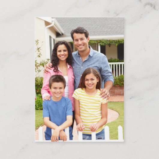 We zijn verplaatst - Aangepaste foto en nieuw adre Informatiekaartje (Achterkant)