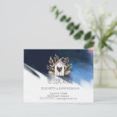 We zijn verplaatst, Houden House, Brush StrokeNew Aankondigingskaart (Staand voorkant)