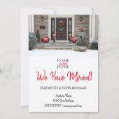 We zijn verplaatst, voegen je foto toe, verplaatse (Voorkant)