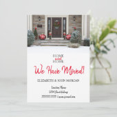 We zijn verplaatst, voegen je foto toe, verplaatse (Staand voorkant)