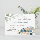 We zijn verplaatst, Waterverf pompoen, bloemen, bl (Staand voorkant)