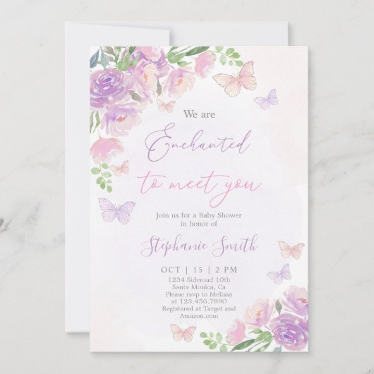 We zijn verrukt om je te ontmoeten Baby shower mei Kaart (Voorkant)