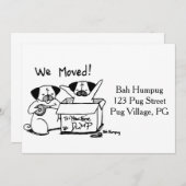 We zijn vertrokken. aankondiging (Voorkant / Achterkant)