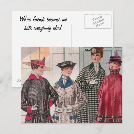 We zijn vrienden... briefkaart (Voorkant / Achterkant)