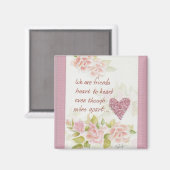 We zijn vrienden die gezegde gekleurde gezegde tek magneet (Voorkant / Achterkant)