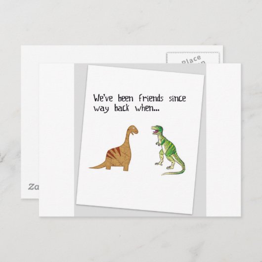 We zijn vrienden geweest briefkaart (Voorkant / Achterkant)